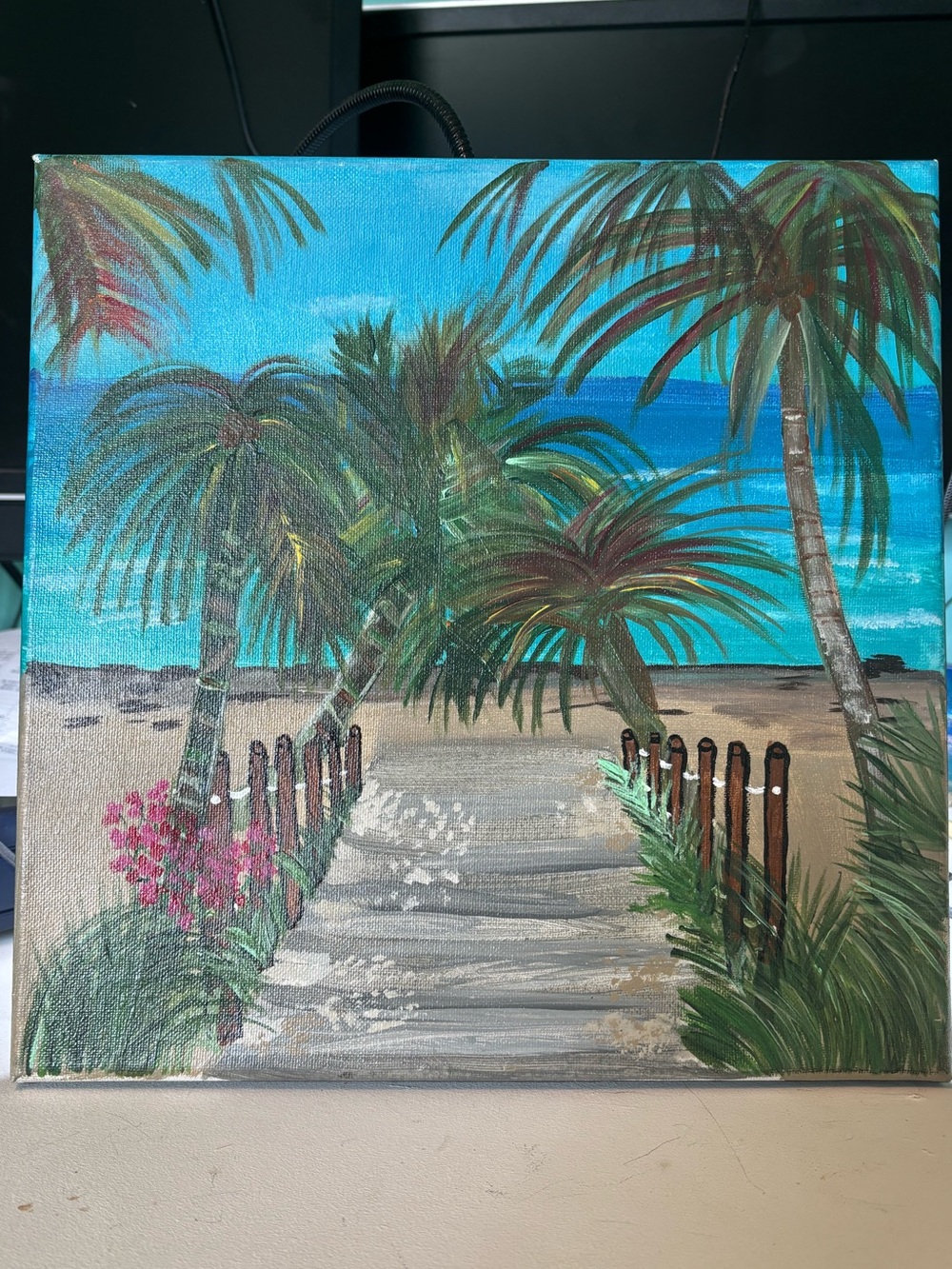 “A Place to Exhale”
Original Coastal Acrylic Painting